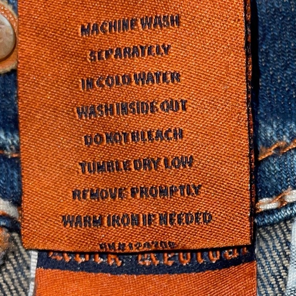 Rock Revival Stephanie Capri Denim Jeans Size 26 Whiskered Distressed Stretch - Picture 8 of 12